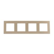 Рамка 4-м Simon24 шампань 2400640-034