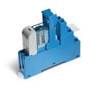 Модуль интерфейсный электромеханич. реле 2CO 8А AgNi 230В AC IP20 винт. клеммы пластик. клипса LED + варистор FINDER 485282300060SPA