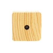 Розетка телевизионная проходная TV 1-м ОП Viola беленый дуб LEZARD 751-5200-129