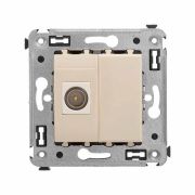 Розетка телевизионная одиночная TV СП Avanti «Ванильная дымка» DKC 4405503