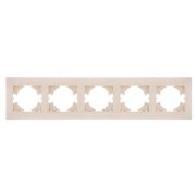 Рамка 5-м Bravo беж. GUSI С1050-003