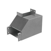 Угол для лотка вертикальный внутренний левый с разворотом трассы на 90град. 300х80 сталь 1мм «ПЛЮС» NLPDplus90-80-300-L КМ PL3847