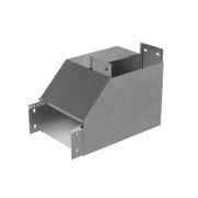 Угол для лотка вертикальный внутренний правый с разворотом трассы на 90град. 300х80 сталь 1мм «ПЛЮС» NLPDplus90-80-300-R КМ PL3830