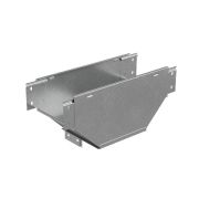 Отвод для лотка Т-образ. вертикал. вниз с разворотом трассы на 90град. 200х100 сталь 1мм «ПЛЮС» TDVplus90-100-200 КМ PL2258