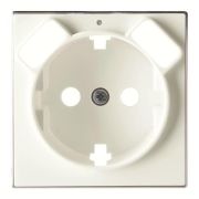 Накладка для розетки SCHUKO с 2хUSB ЗУ арт.8188.3 SKY бел. ABB 2CLA858830A1101