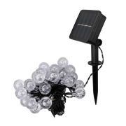 Светильник светодиодный садовый SLR-G05-30Y гирлянда шарики желт. на солнечн. батарее ФАZА 5033368