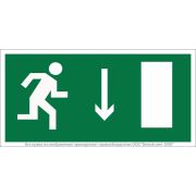 Знак безопасности NPU-3015.E09«Указ. двери эвакуац. выхода (прав.)» Белый свет a25509