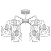 Светильник «Стелла» 161 НПБ 01-6х60-142 Е27 ИУ бел. муар Элетех 1005404670