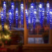 Гирлянда светодиодная «Нить» «Сосульки» 3.8м 20LED син. IP20 220В дл. провода 2.5м Эра Б0055995