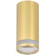 Светильник 4005 накладной потолочный под лампу GU10 золото IEK LT-UPB0-4005-GU10-1-K22