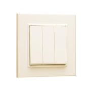 Выключатель 3 клав. 1 вход 3 выхода KAREA крем Makel 56010091