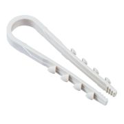 Дюбель-хомут 11-18мм для круглого кабеля нейлон бел. (уп.25шт) IEK UDH13-11-18-025-K01