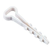 Дюбель-хомут 5х8мм для плоского кабеля нейлон бел. (уп.25шт) IEK UDH14-05-08-025-K01