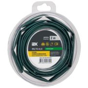 Трубка термоусадочная ТТУ нг-LS 4/2 зел. (уп.2м) IEK UDR12-004-002-002-K06-T