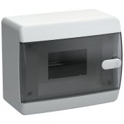 Корпус ЩРН-П-6 UNION Compact IP41 черн. прозр. дверь пластик. IEK UIC-KP12-N-06-41-K01