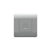 Розетка компьютерная 1-м NEW3-E RJ45 серебр. CHINT 431417