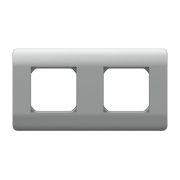 Рамка 2-м NEW3-E универс. серебр. CHINT 431435