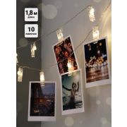 Гирлянда «Прищепки» ILD-10WW-BO-PN 10LED тепл. бел. 1.8м IP20 (2хАА не в компл.) SHLights 4690601047168