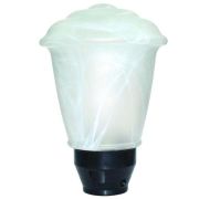 Светильник НТУ 06-60-02 «Фонарь 2а» 60Вт E27 IP44 матов. алебастр./корпус черн. ф48-50 (инд. упак.) Элетех 1030480274