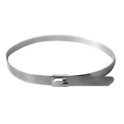 Хомут кабельный 13х350 нерж. сталь AISI 304 серебр. (уп.20шт) DKC 27420