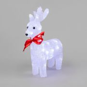 Фигура светодиодная акриловая «Олененок» 30х14х35см 40LED бел. 1Вт 4.5В IP20 элементы питания 3хAA (не в компл.) Neon-Night 513-321
