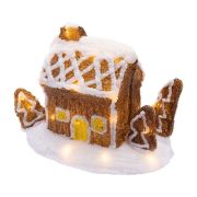 Фигура светодиодная акриловая «Пряничный домик» 26х15.5х20см 30LED 3хАА (не в комплекте) Neon-Night 513-324