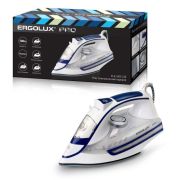 Утюг паровой ELX-SI03-C35 электр. 2600Вт 220-240В керамика бел./син. Ergolux 13128