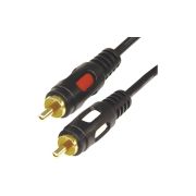 Шнур 2RCA Plug - 2RCA Plug 3м (GOLD) Rexant 17-0145