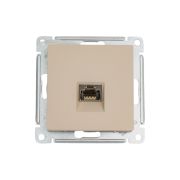 Розетка компьютерная AtlasDesign RJ45 кат.6A механизм песочн. SE ATN001286