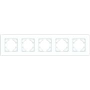 Рамка 5-м City бел. матов. GUSI С1115-041