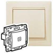 Выключатель 1-кл. СП Valena 10А IP31 с подсветкой механизм сл. кость (DIY-упак.) IEK 695601