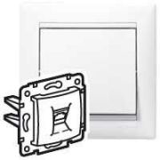 Розетка телефонная 1-м СП Valena RJ11 механизм бел. (DIY-упак.) IEK 694274