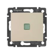 Выключатель 1-кл. СП Valena 10А IP31 250В с зел. индикацией механизм сл. кость IEK 774310