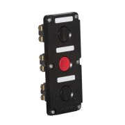 Пост кнопочный ПКЕ-112/3 «Пуск-Стоп» 2 черн. 1 красн. Электродеталь ПКЕ-112/3.2Ч.1К