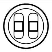 Панель лицевая Celiane для роз. для колонок двойн. сл. кость Leg 066241