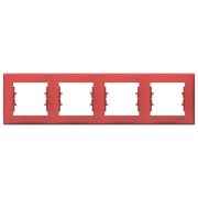 Рамка 4-м Sedna горизонт. красн. SchE SDN5800741