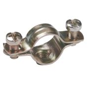 Скоба двухкомпонентная d10-11 для жестких труб метал. IEK CMA12-10-100