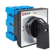 Переключатель кулачковый ПК-2-13 3П 40А «ВКЛ-ВЫКЛ» EKF pk-2-13-40