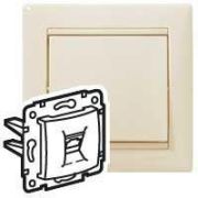 Розетка телефонная 2-м СП Valena RJ11 механизм сл. кость (DIY-упак.) IEK 696742