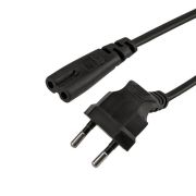 Шнур сетевой 1.5м 2х0.75кв.мм угловая вилка (уп.10шт) Rexant 11-1104