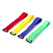 Хомут для кабеля липучка WAS-290-RD 290х20мм с застеж. красн. Hyperline 16957