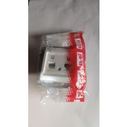 Розетка компьютерная 2-м Zena RJ45 кат.6 механизм жемчуж. ABB 609-012500-248