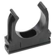 Держатель для труб (клипса) CF32 с защелкой черн. ELASTA (уп.5шт) IEK CTA10D-CF32-K02-005